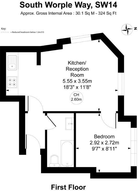 South Worple Way, East Sheen, London floorplan