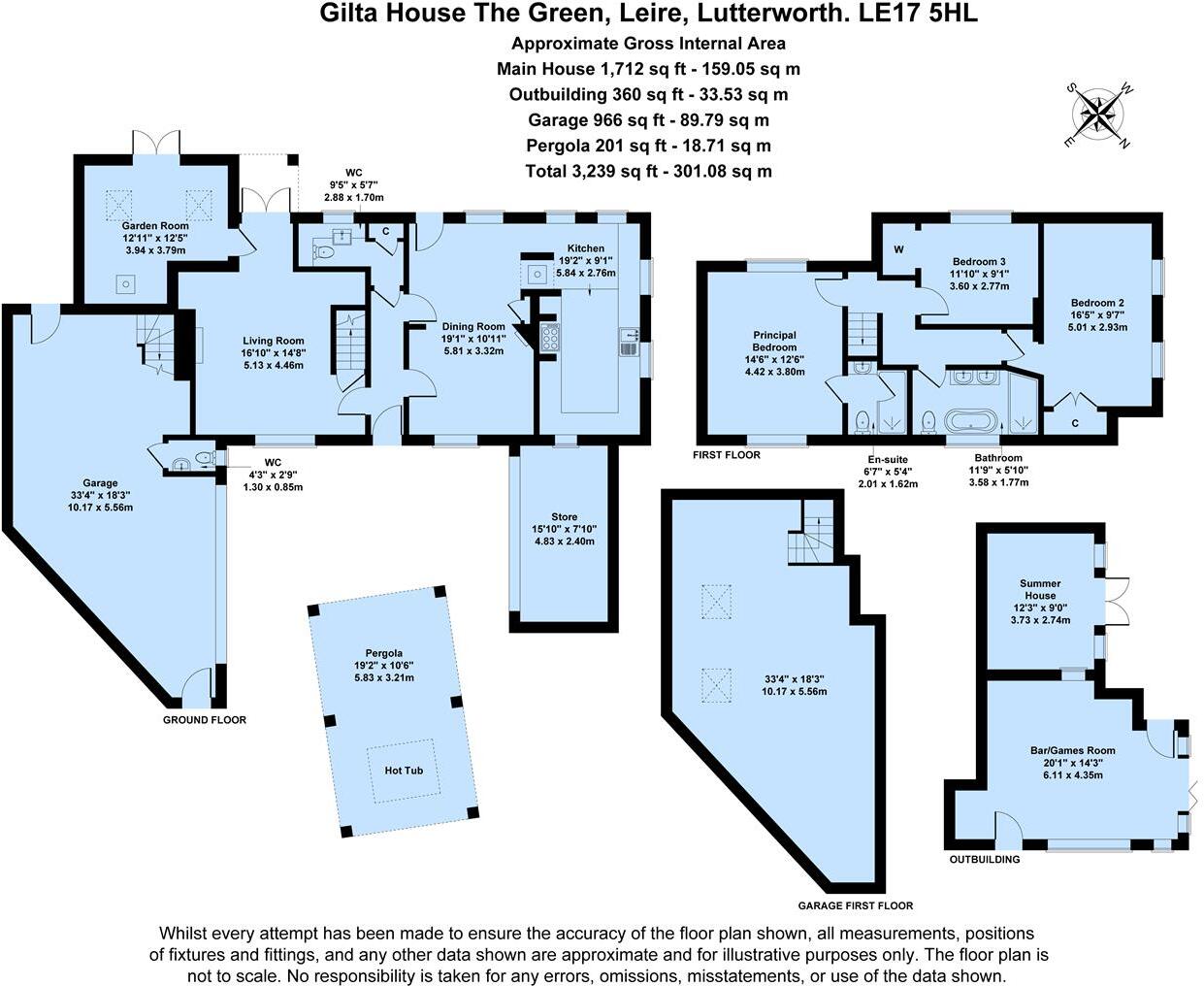 The Green, Leire, Lutterworth, Leicestershire, LE17 floorplan