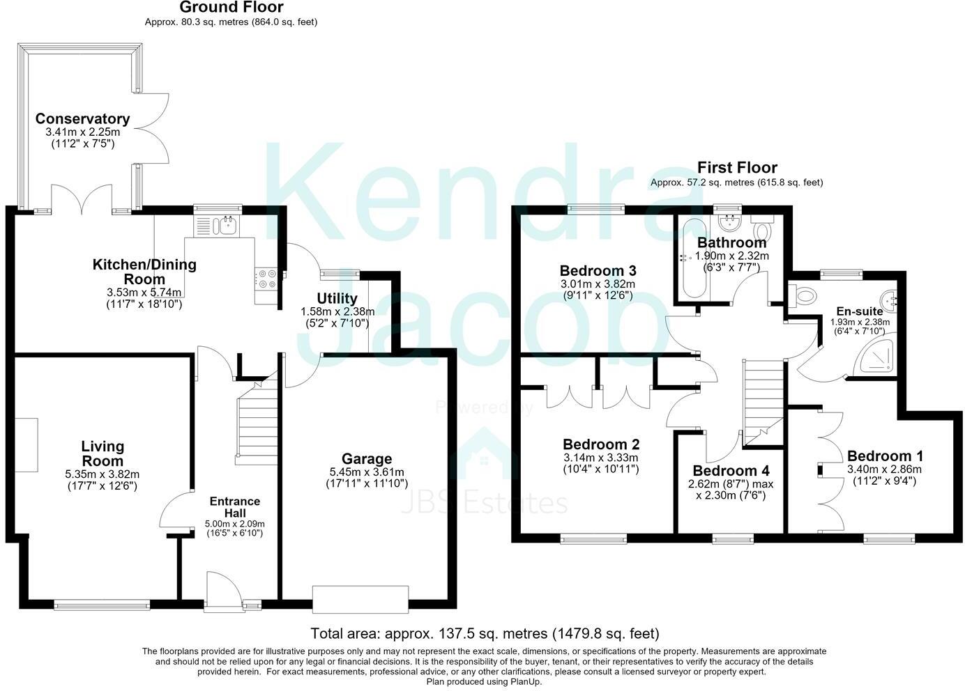 Browning Close, Worksop floorplan