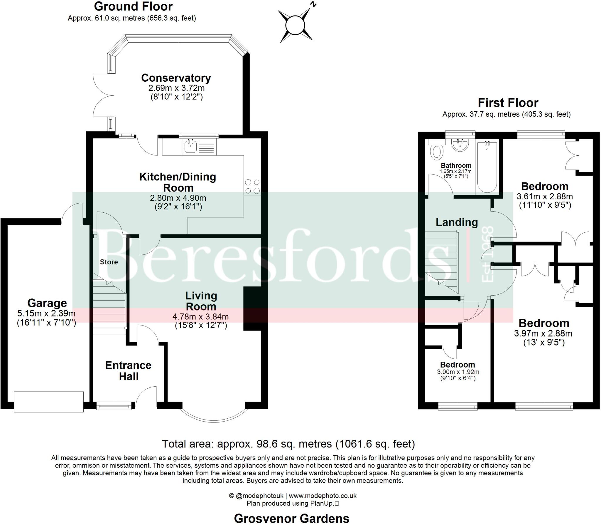Grosvenor Gardens, Billericay, CM12 floorplan
