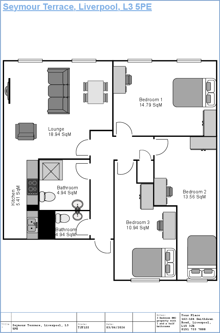 Seymour Terrace, Seymour Street, Liverpool floorplan
