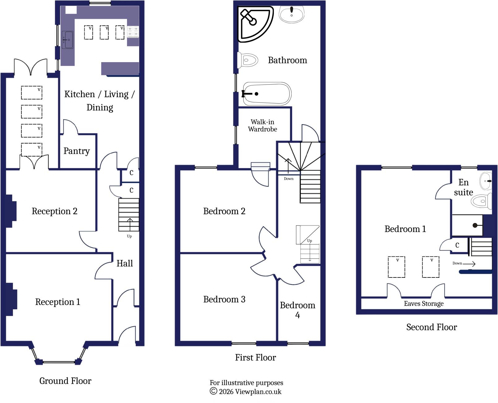 Belle Vue Terrace, Penarth floorplan