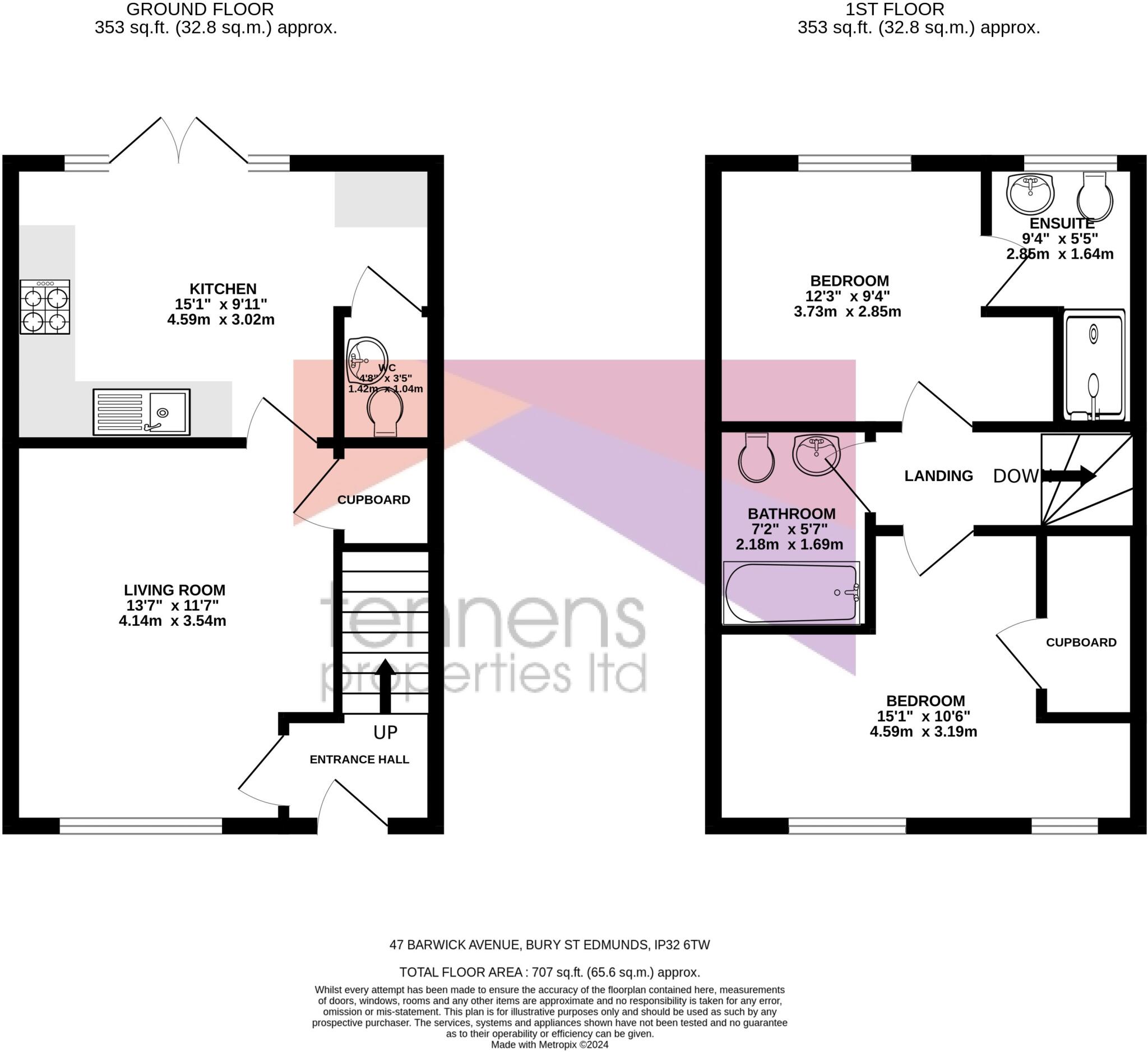 Barwick Avenue, Bury St. Edmunds floorplan