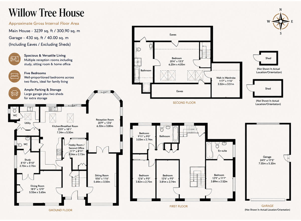 Knowl Hill Common, Knowl Hill, Reading, RG10 floorplan