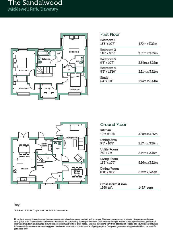Ashby Road,
Daventry,
NN11 8JZ floorplan