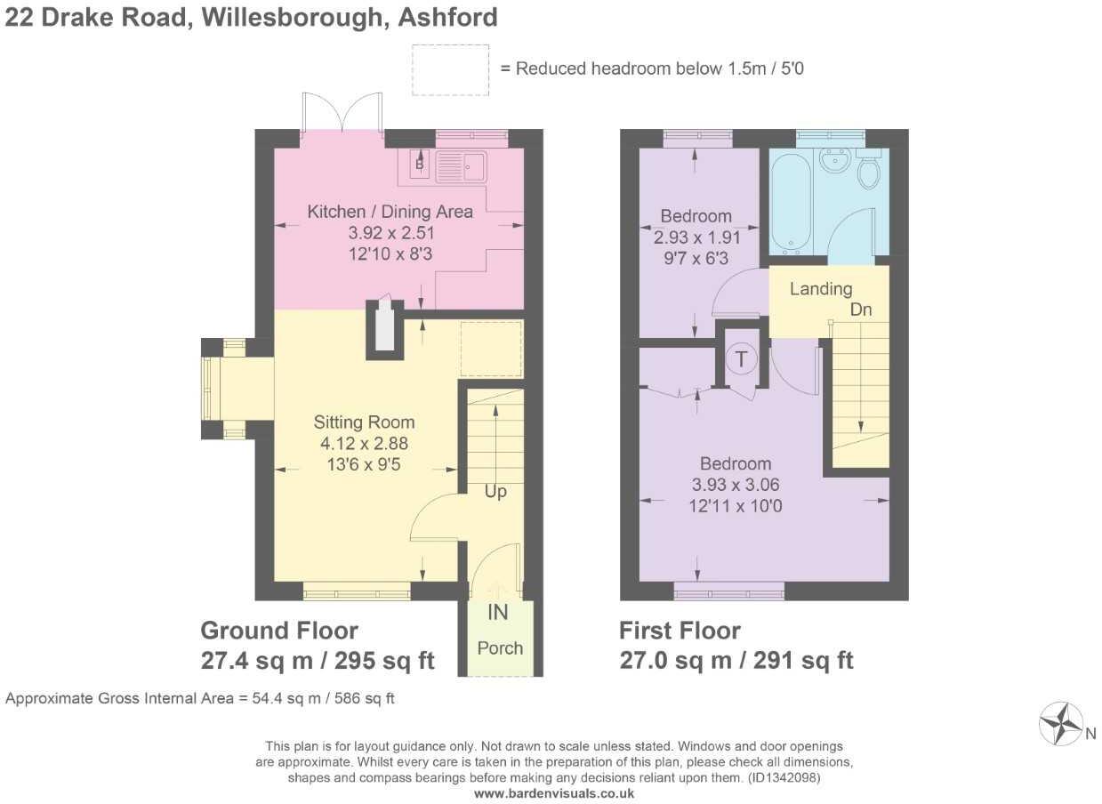 Drake Road, Willesborough, Kent floorplan