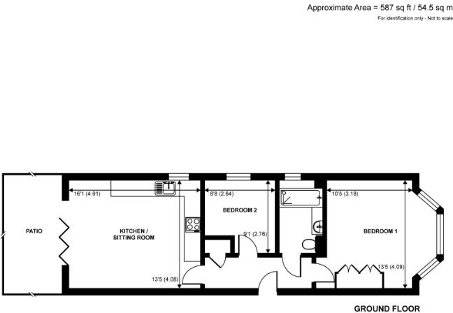 Byfleet Road, New Haw, Surrey, KT15 floorplan