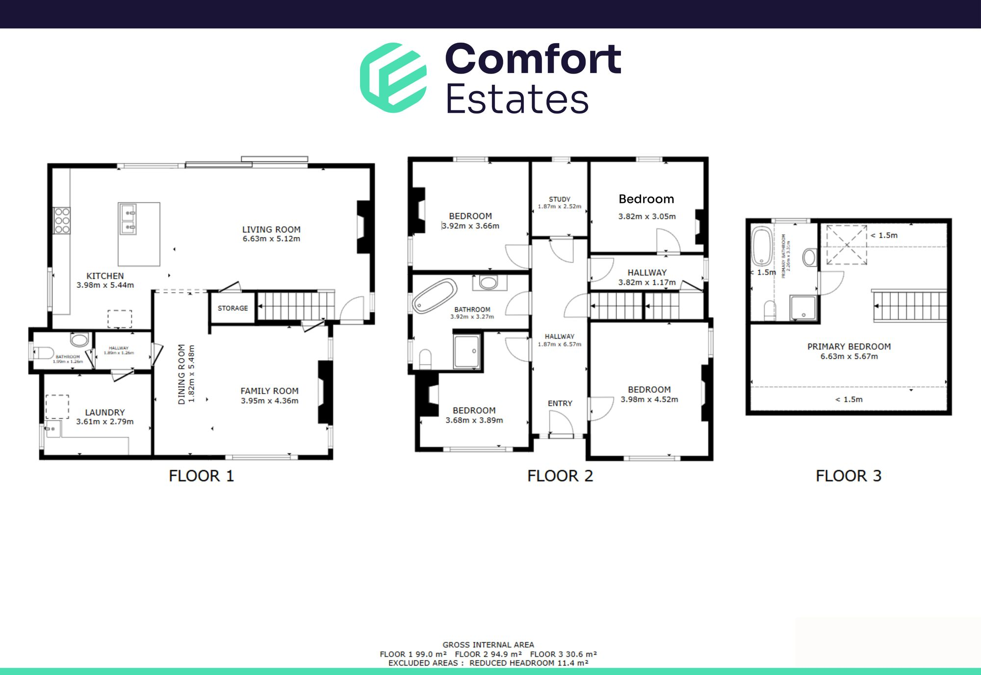 Moore Road, Mapperley, NG3 floorplan
