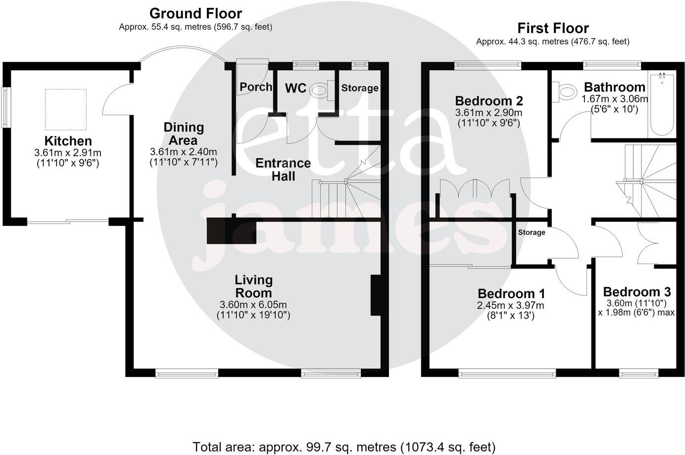 Mallory Road, Bishops Tachbrook, Leamington Spa floorplan