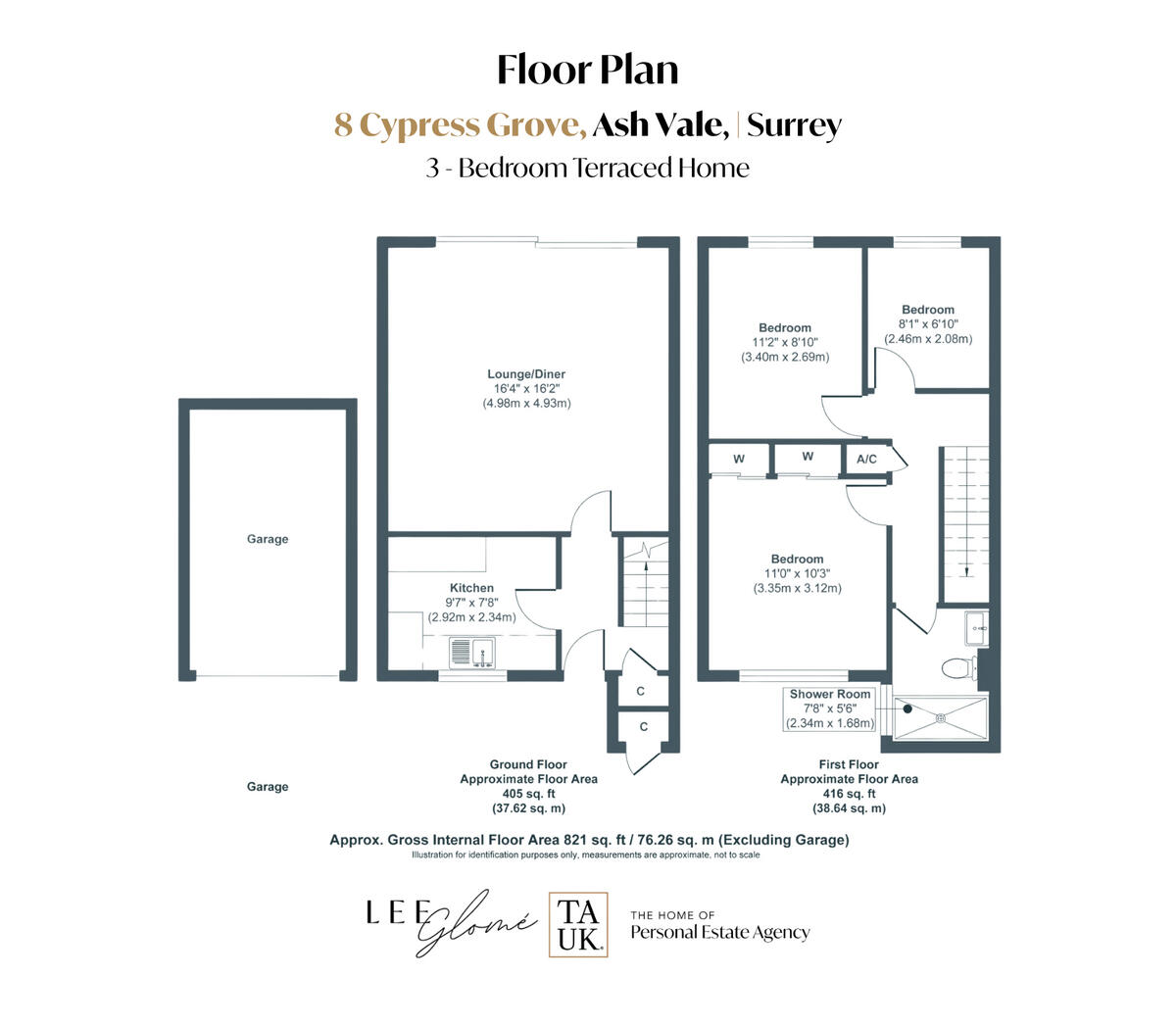 Cypress Grove, Ash Vale, GU12 floorplan