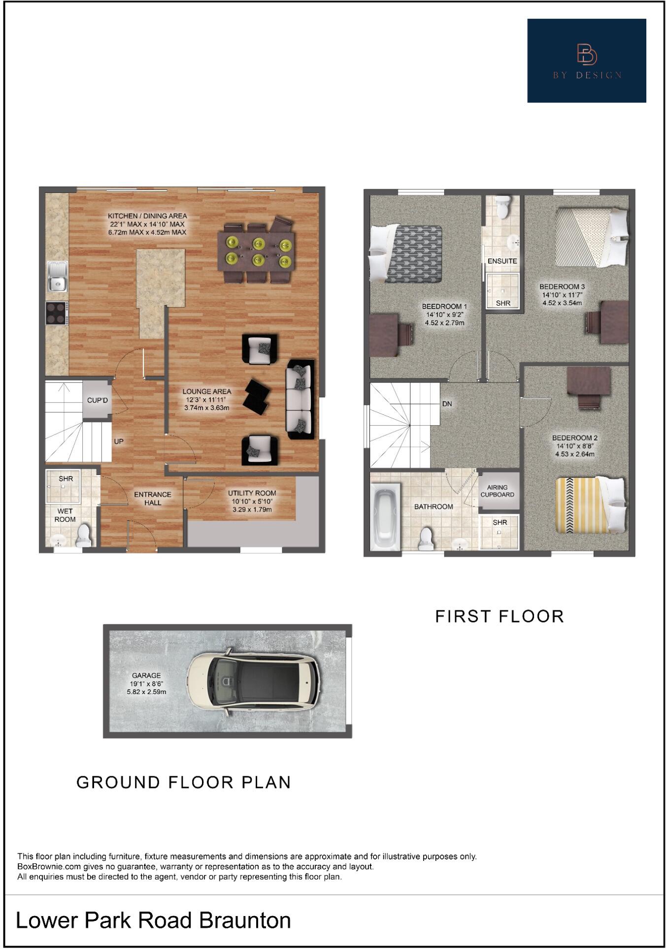 Plot 1, Ashbury, Lower Park Road, Braunton, North Devon. EX33 floorplan