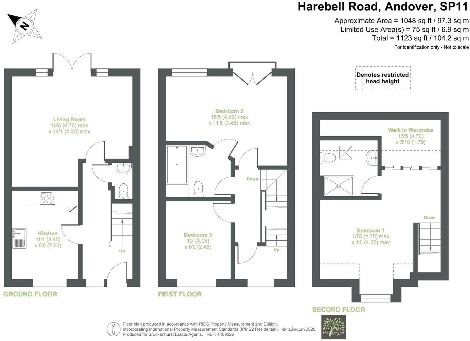 Harebell Road, Andover, SP11 6RG floorplan