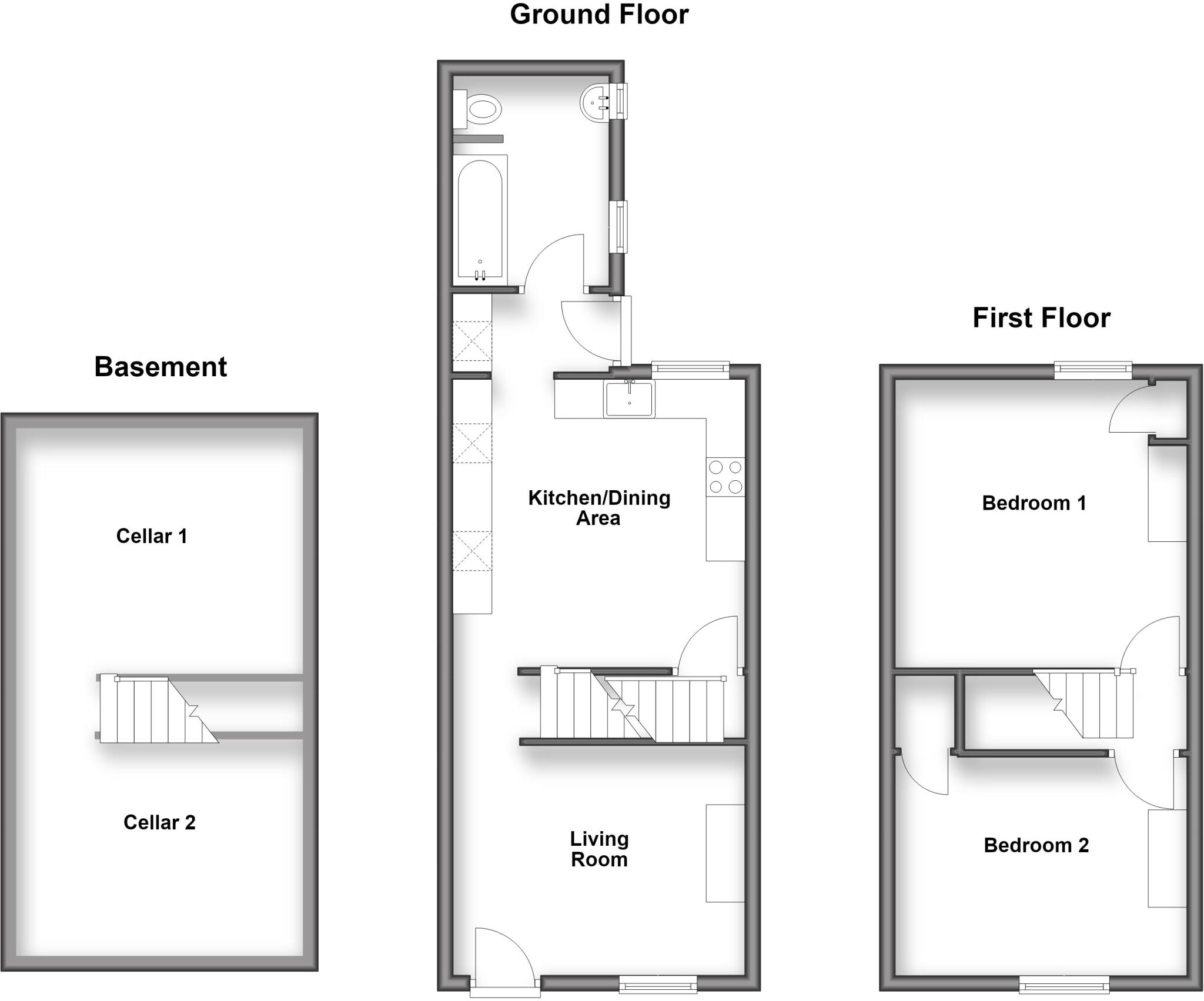 Grecian Street Maidstone ME14 floorplan