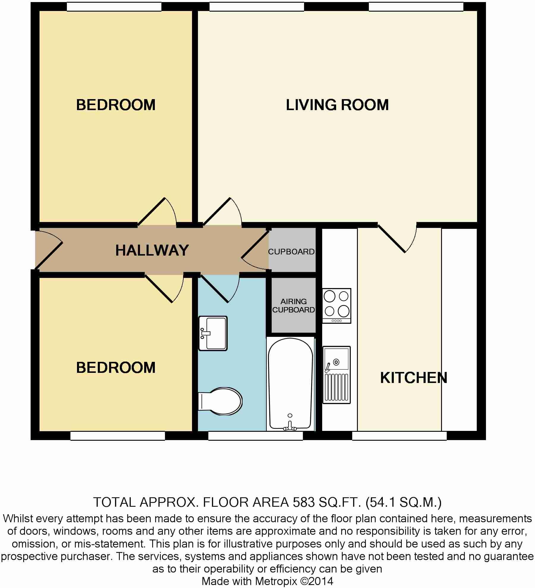 3 Waterside Mews Eastgate Louth LN11 8DD floorplan