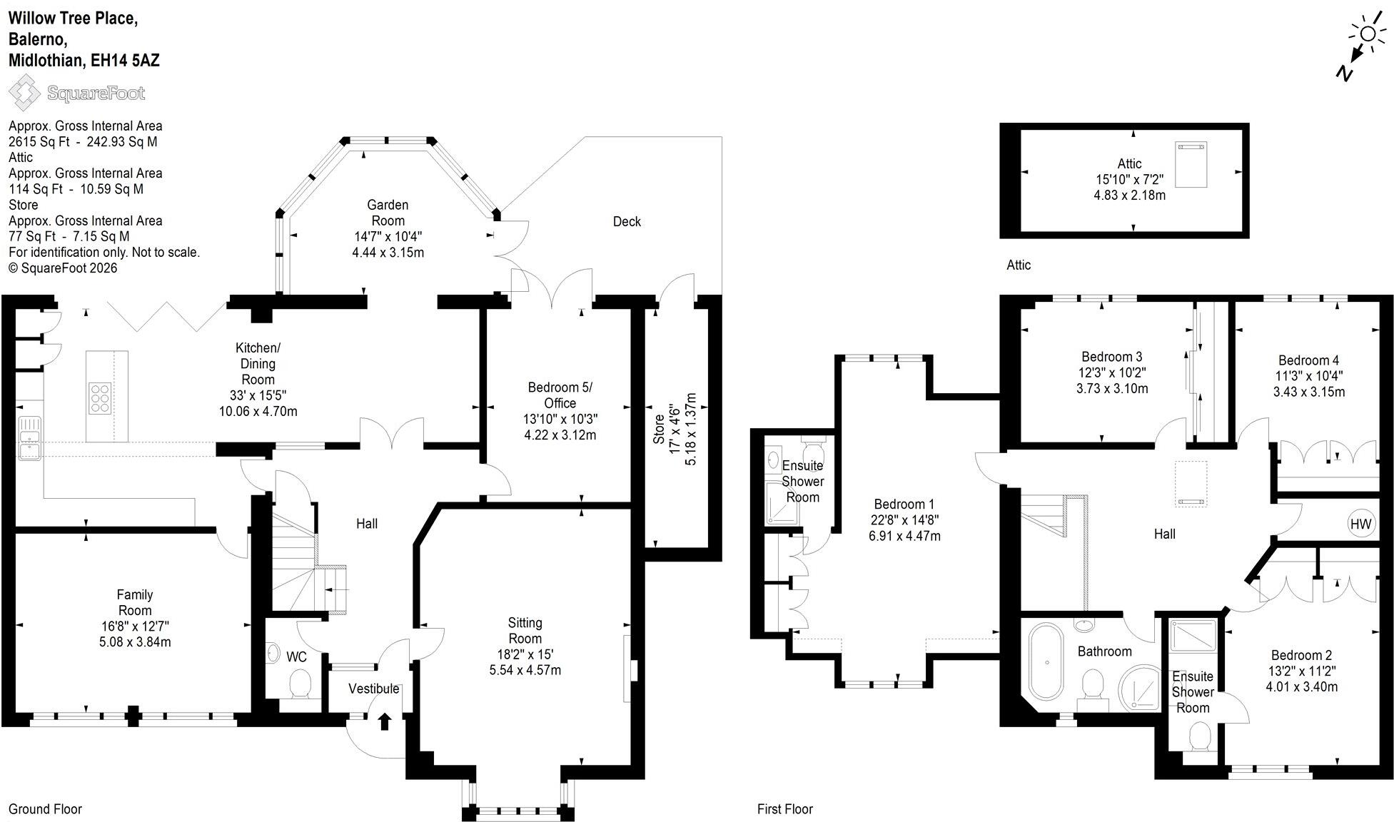 Willow Tree Place, Balerno, Edinburgh floorplan