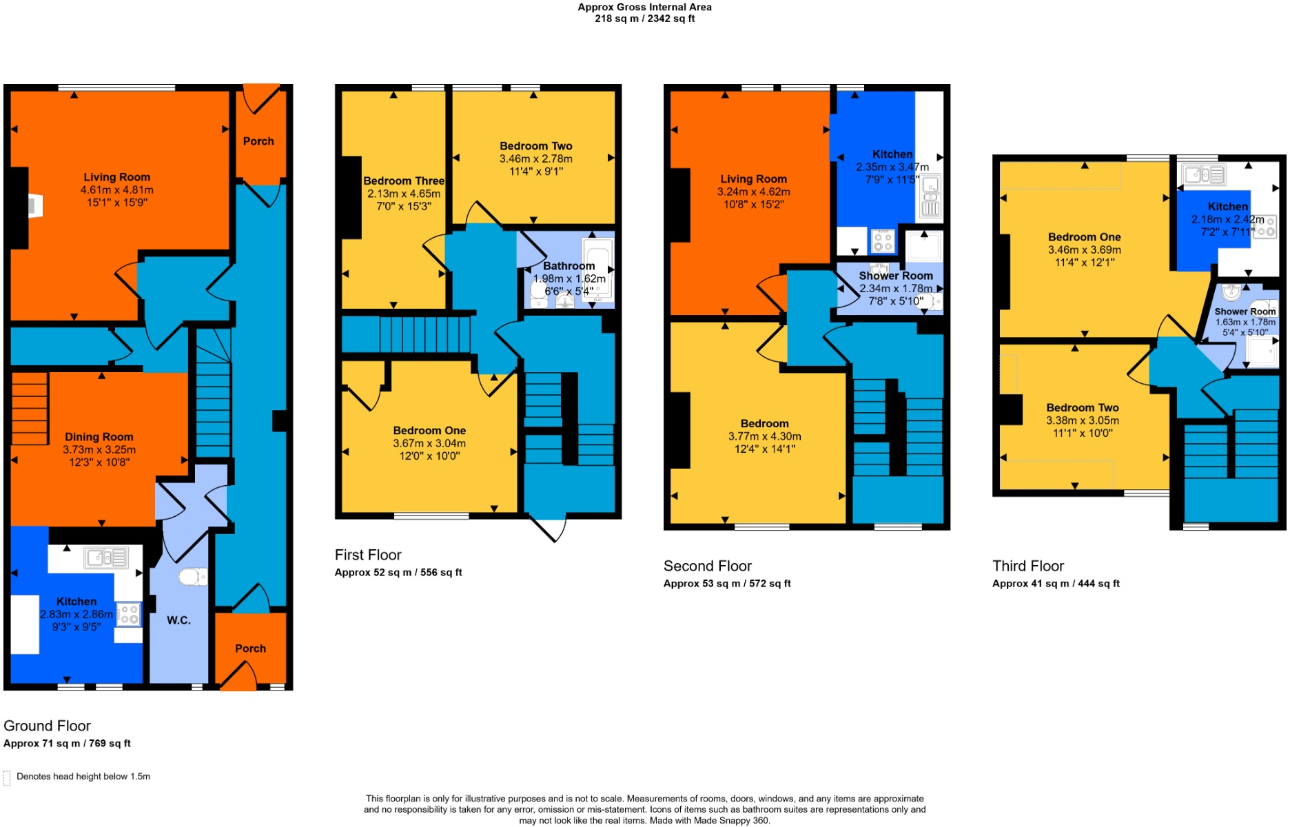 13 Wyke Road, Weymouth, Dorset, DT4 floorplan