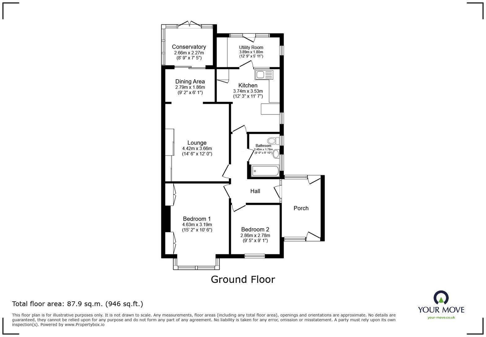 Rectory Road, Deal, CT14 floorplan