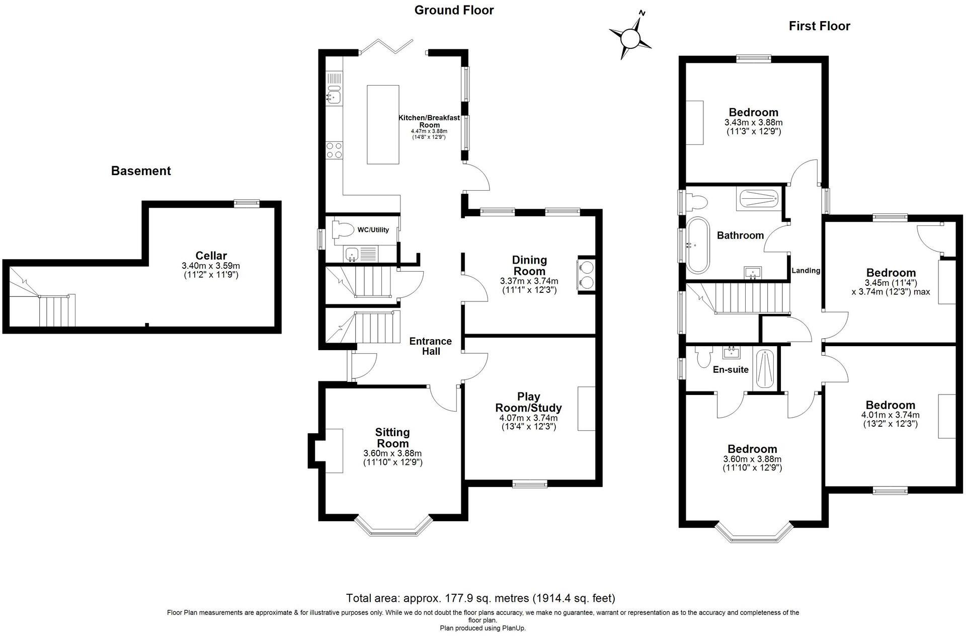 Upper Tilehouse Street, Hitchin, SG5 floorplan