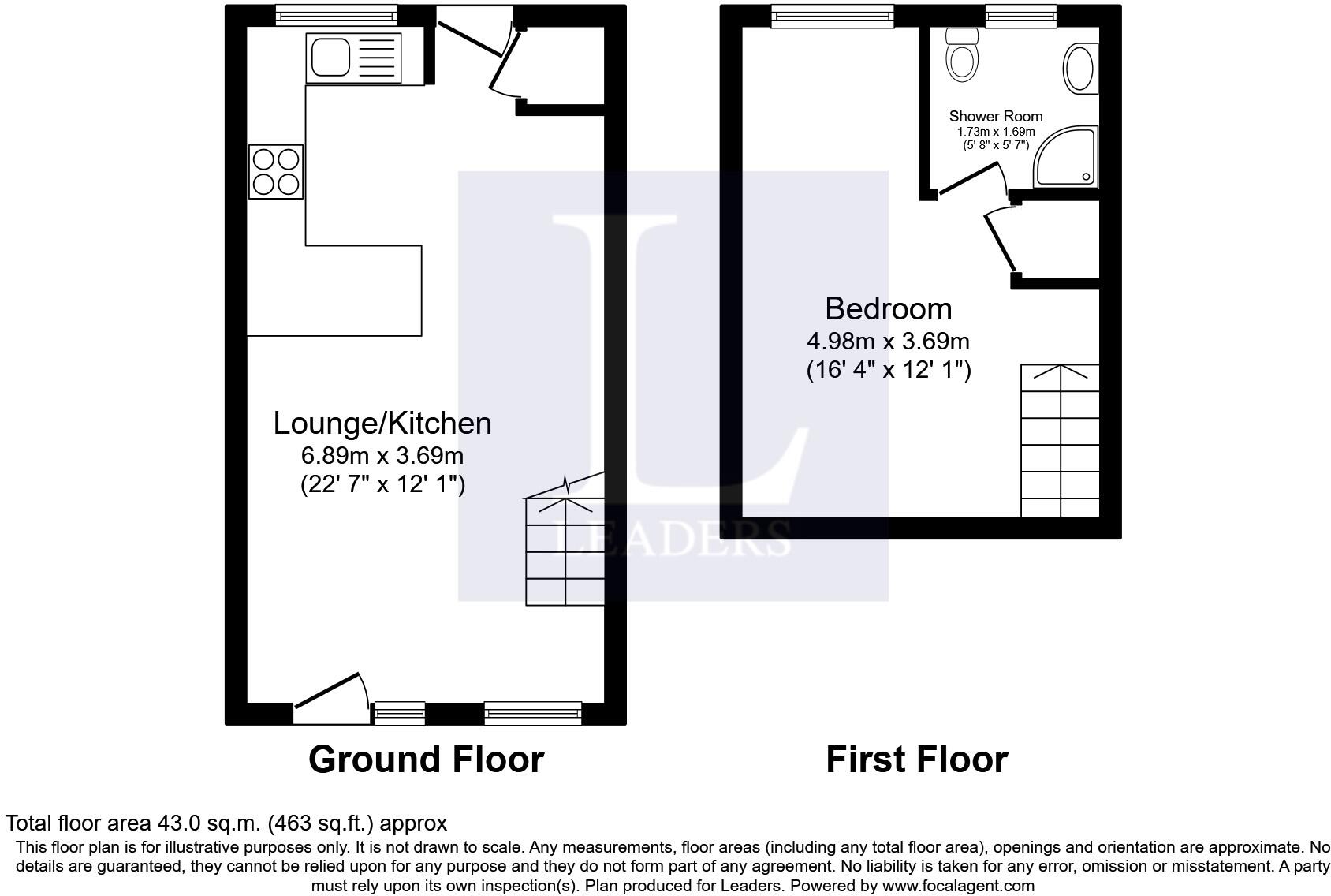 Markeaton Street, DE22 floorplan