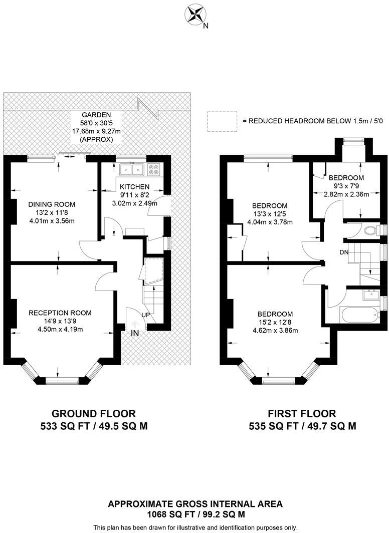Allcroft Road, Reading RG1 floorplan