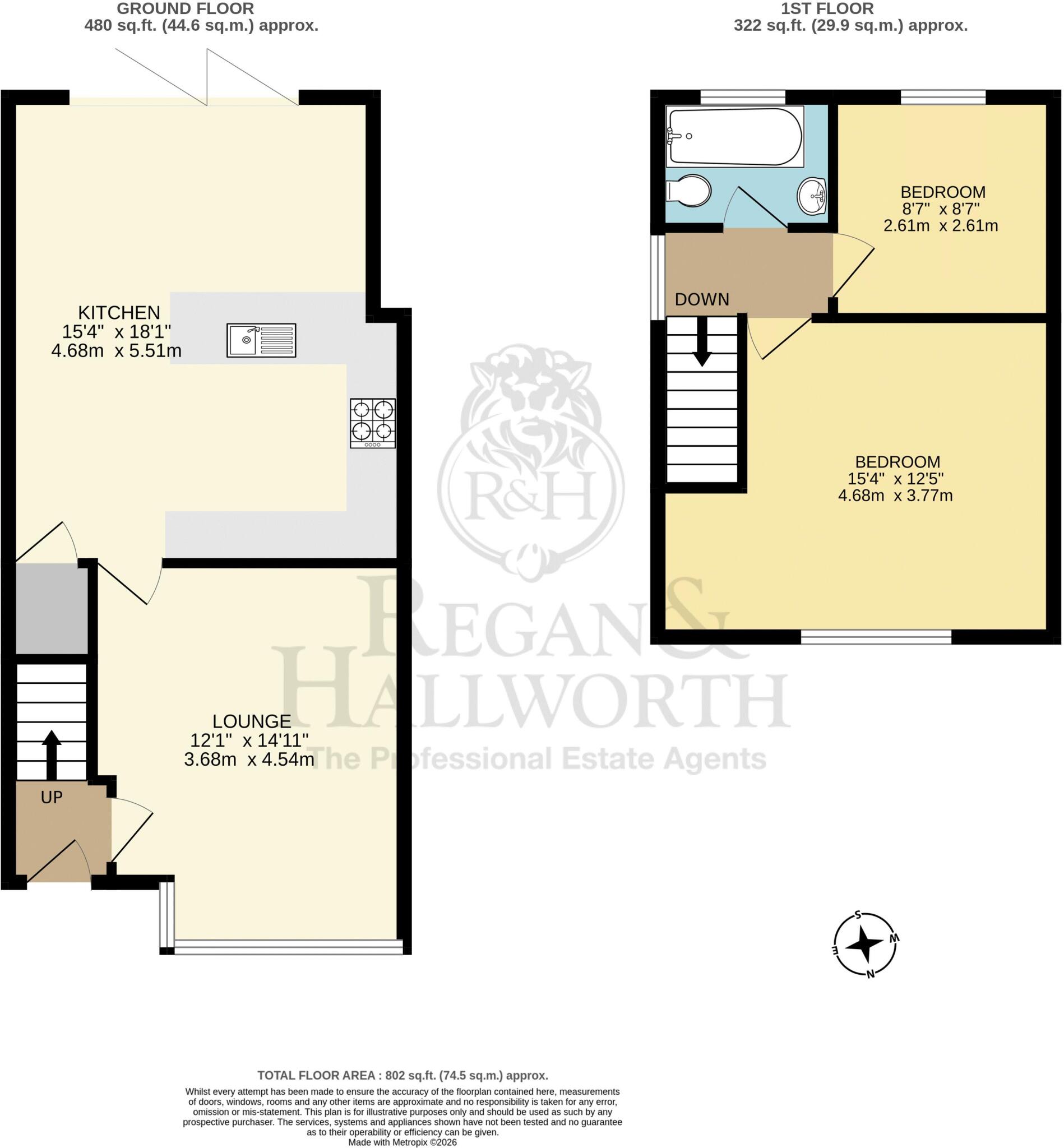 Shevington Moor, Standish, WN6 0SA floorplan