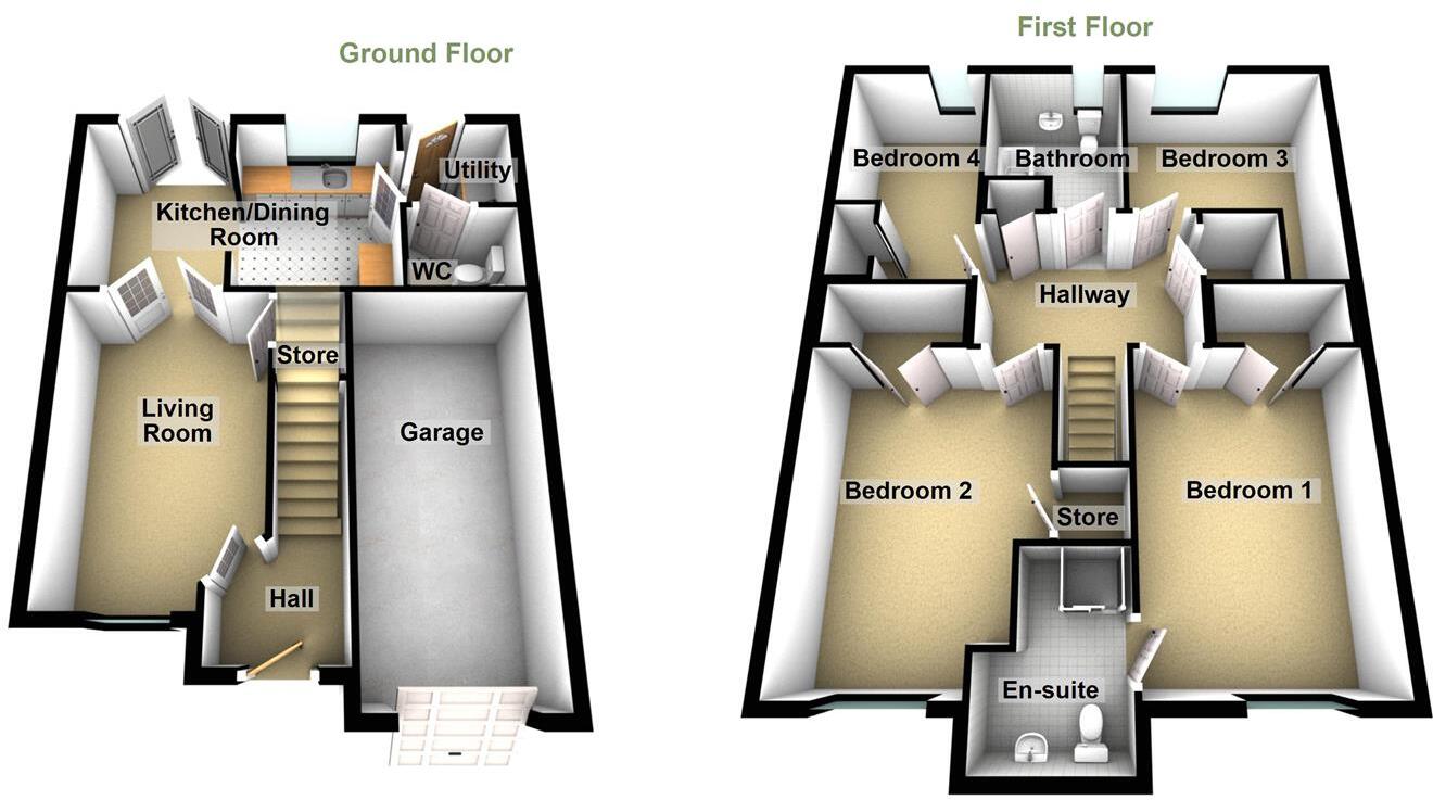 Dalston Close, Skelton floorplan