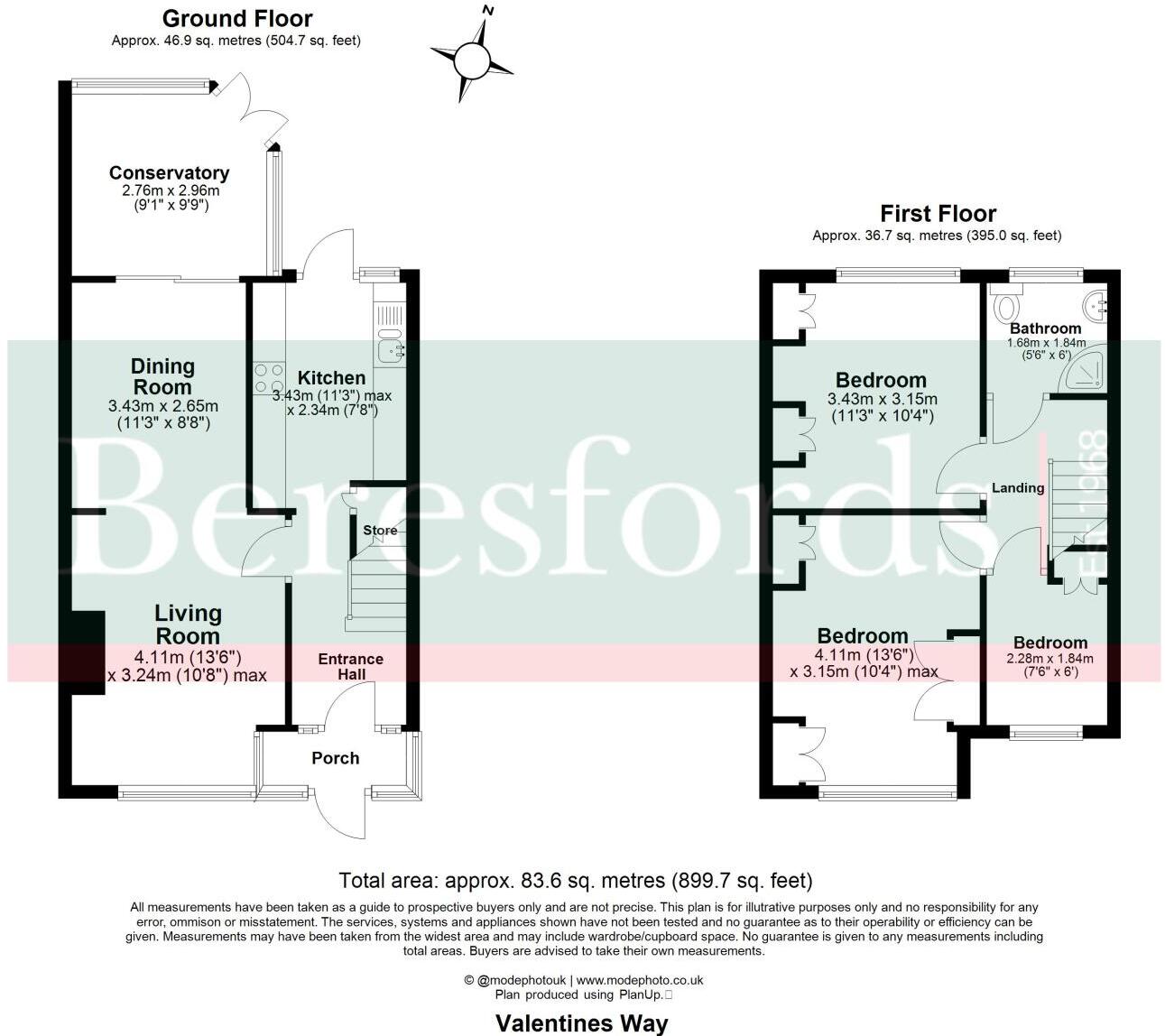 Valentines Way, Rush Green, RM7 floorplan