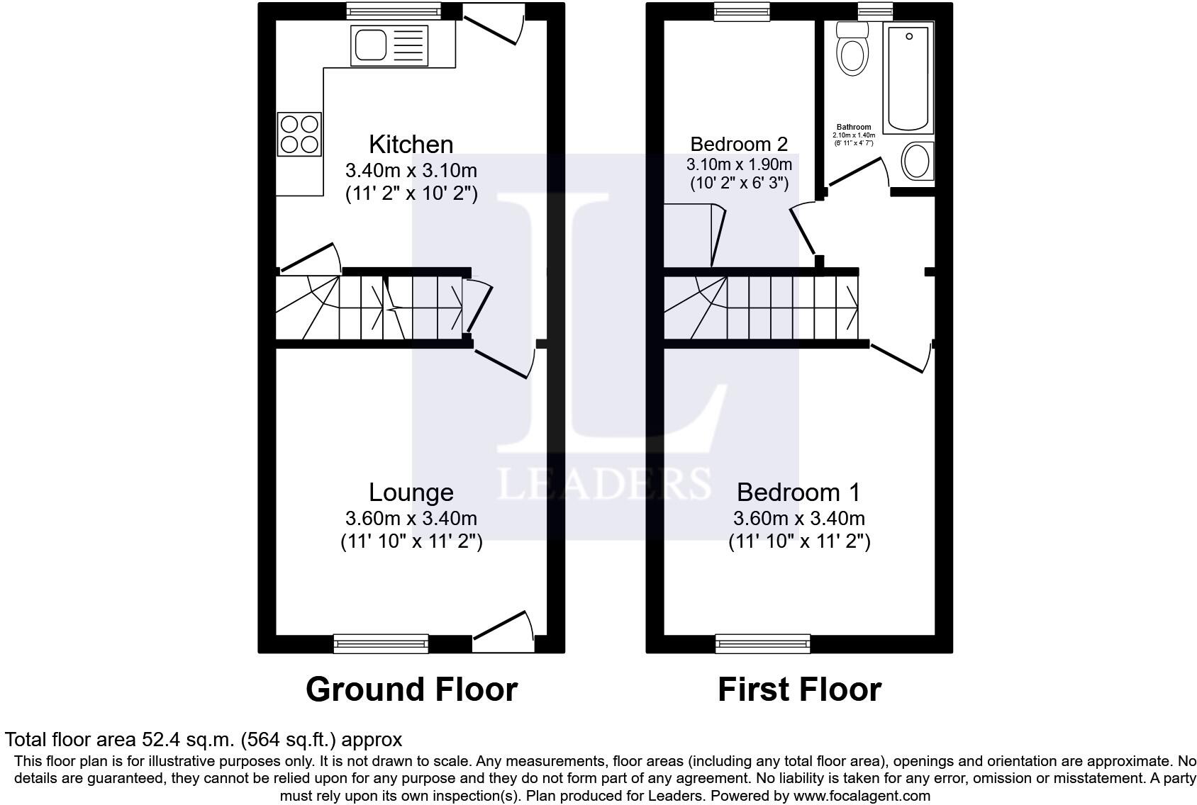 Liddington Street, New Baseford, Nottingham floorplan