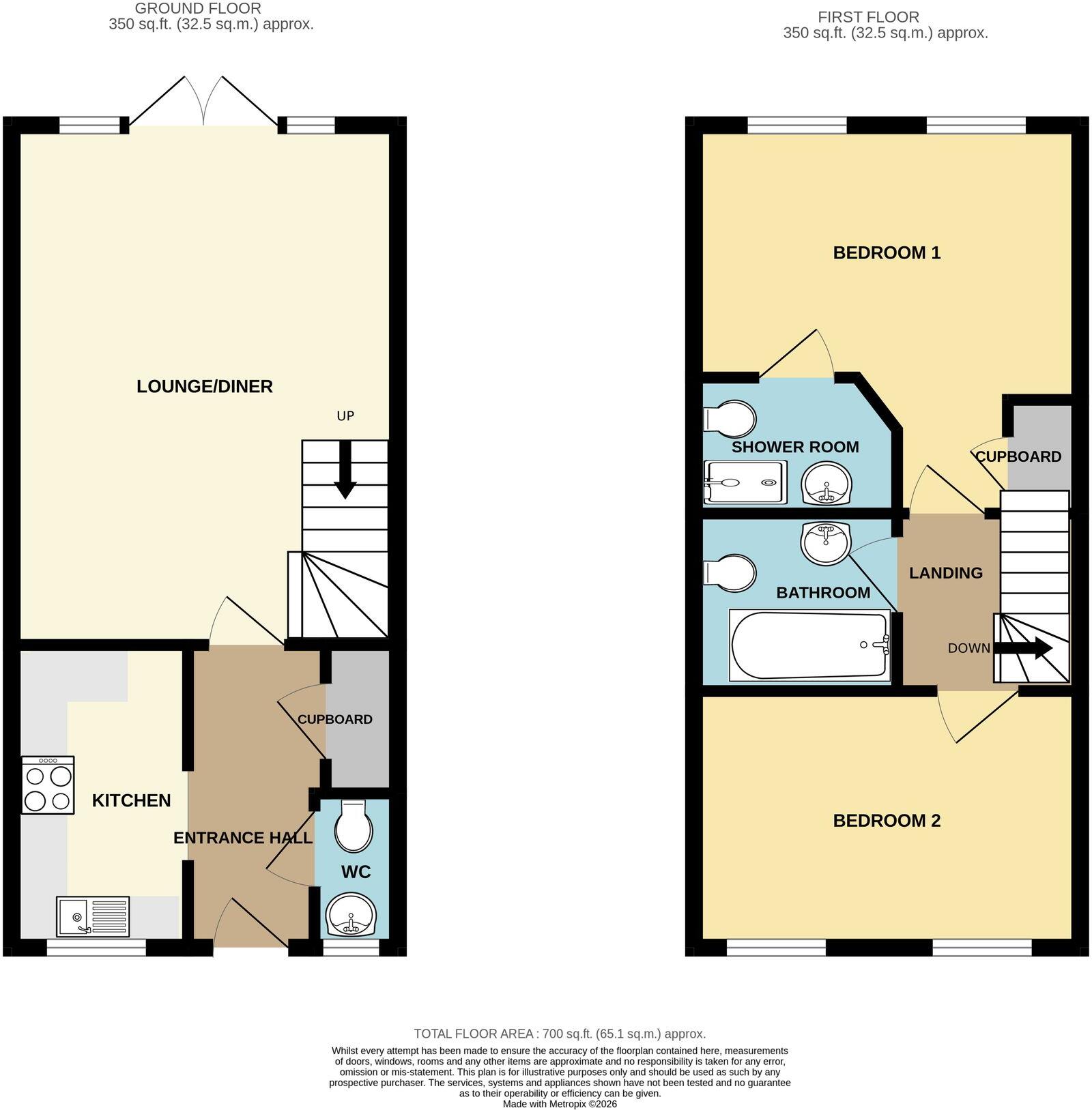 Mayfair Close, Bridgwater, TA6 floorplan