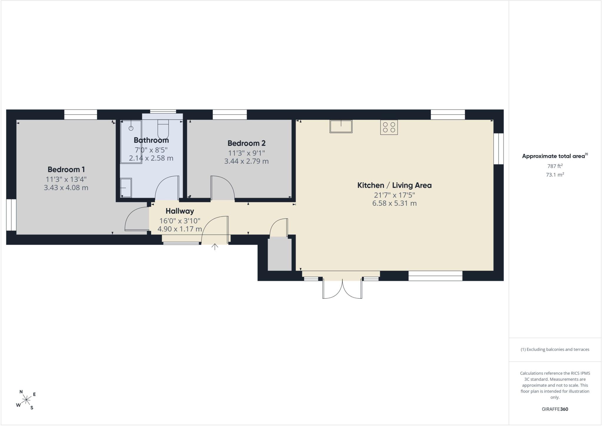 2, Mable Close, Melton Mowbray, LE13 floorplan
