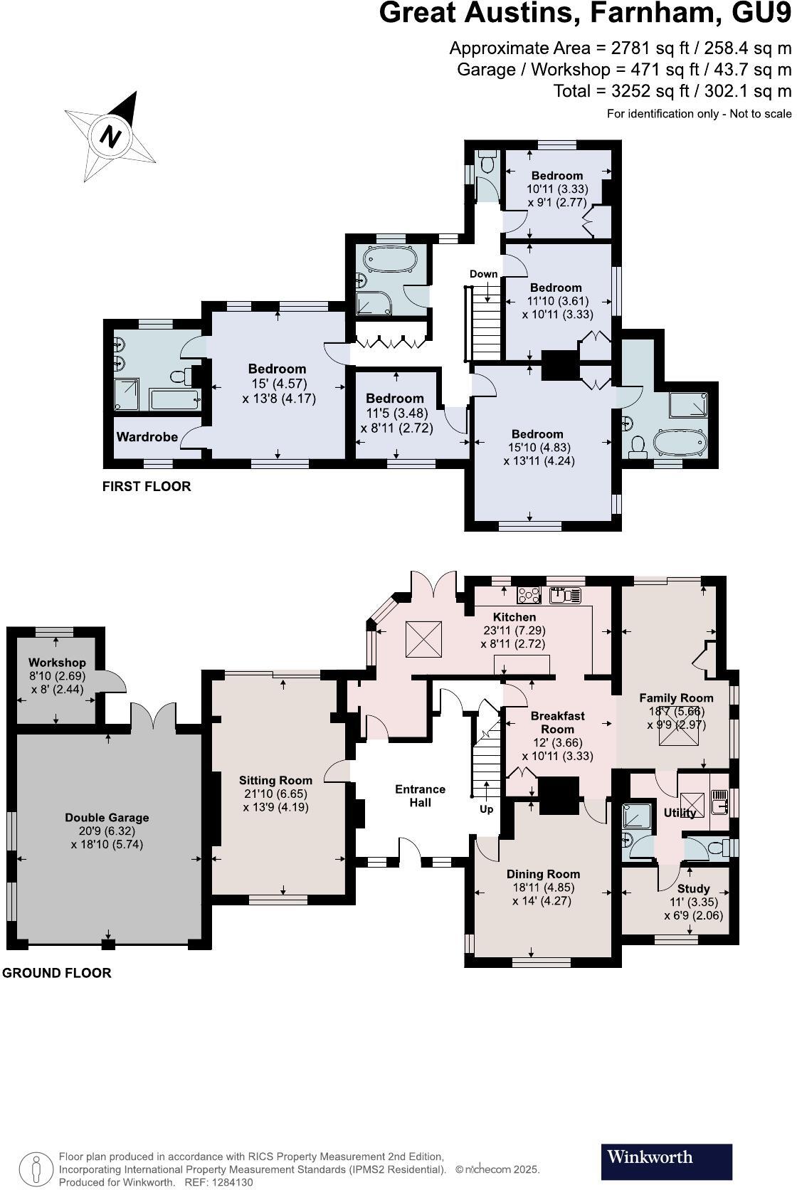 Great Austins, Farnham, Surrey, GU9 floorplan
