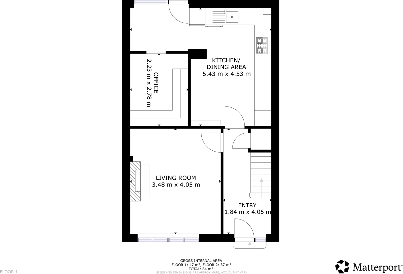 Tutbury Gardens, Cantley, Doncaster, DN4 floorplan
