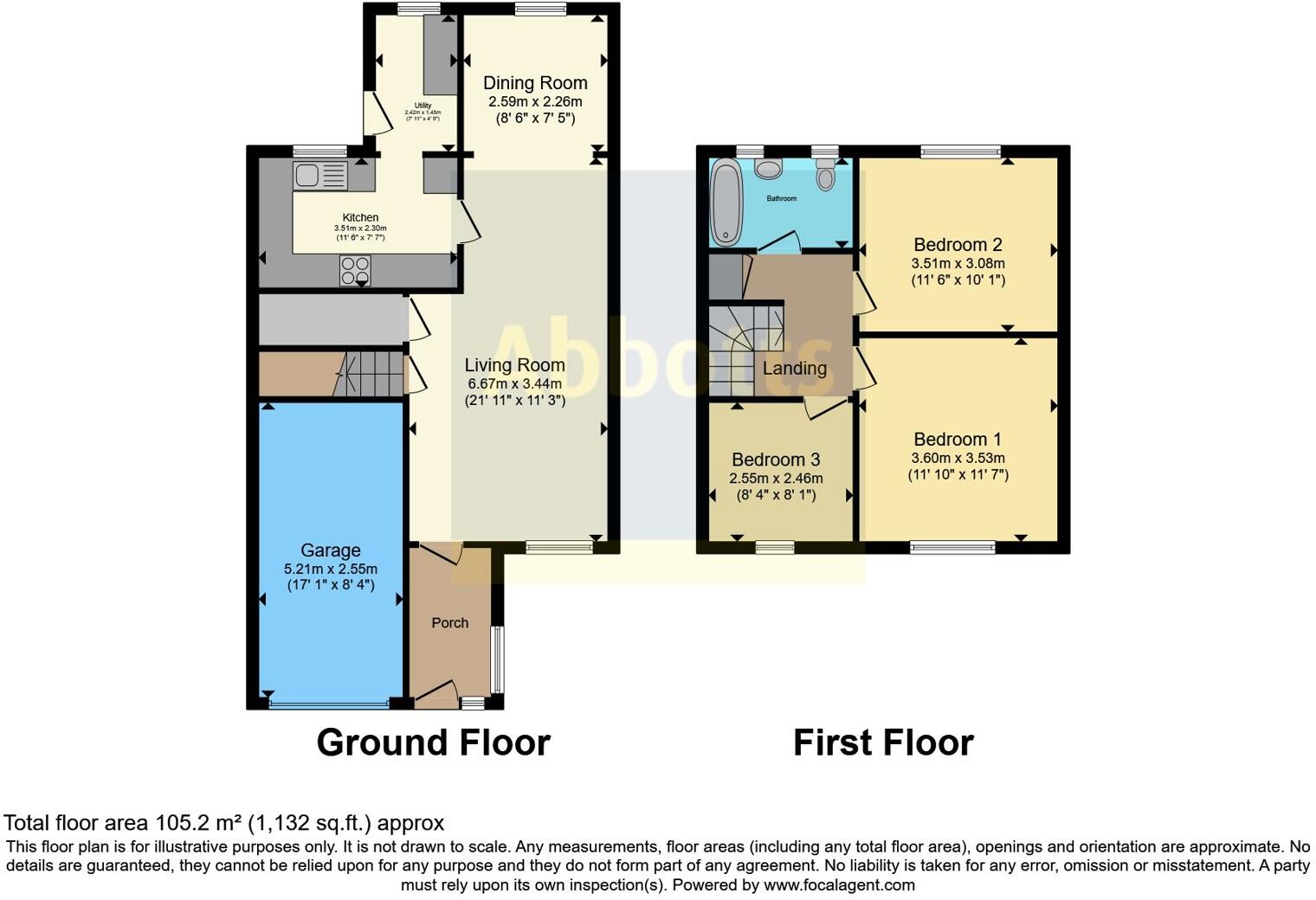 Holcombe Crescent, Ipswich, Suffolk, IP2 floorplan