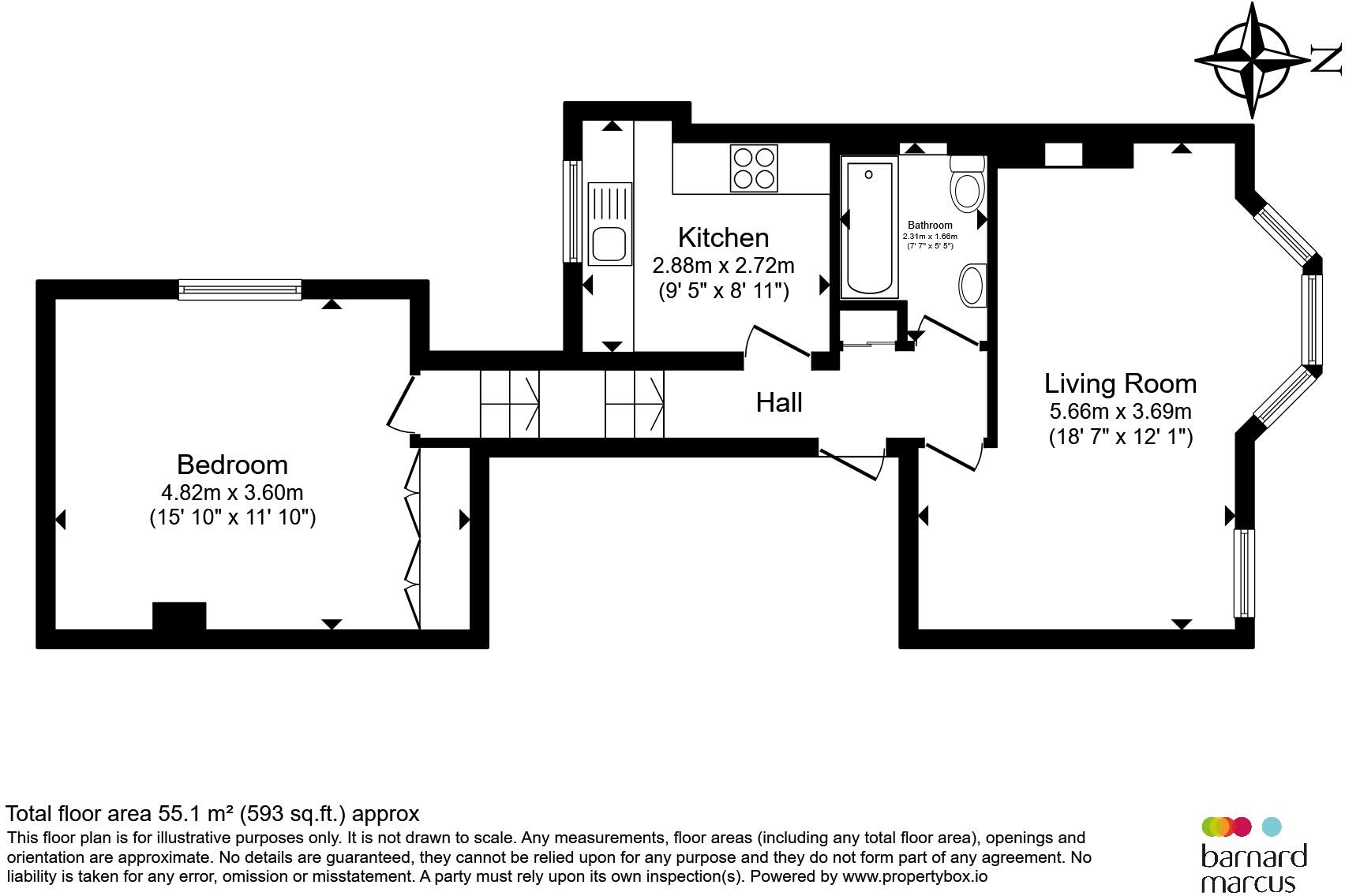 York Grove, London floorplan