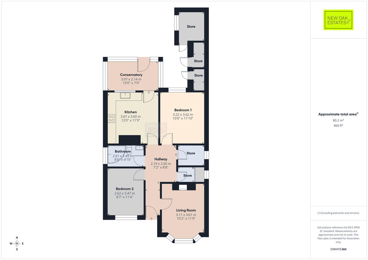 Thanet Street, Clay Cross, S45 floorplan