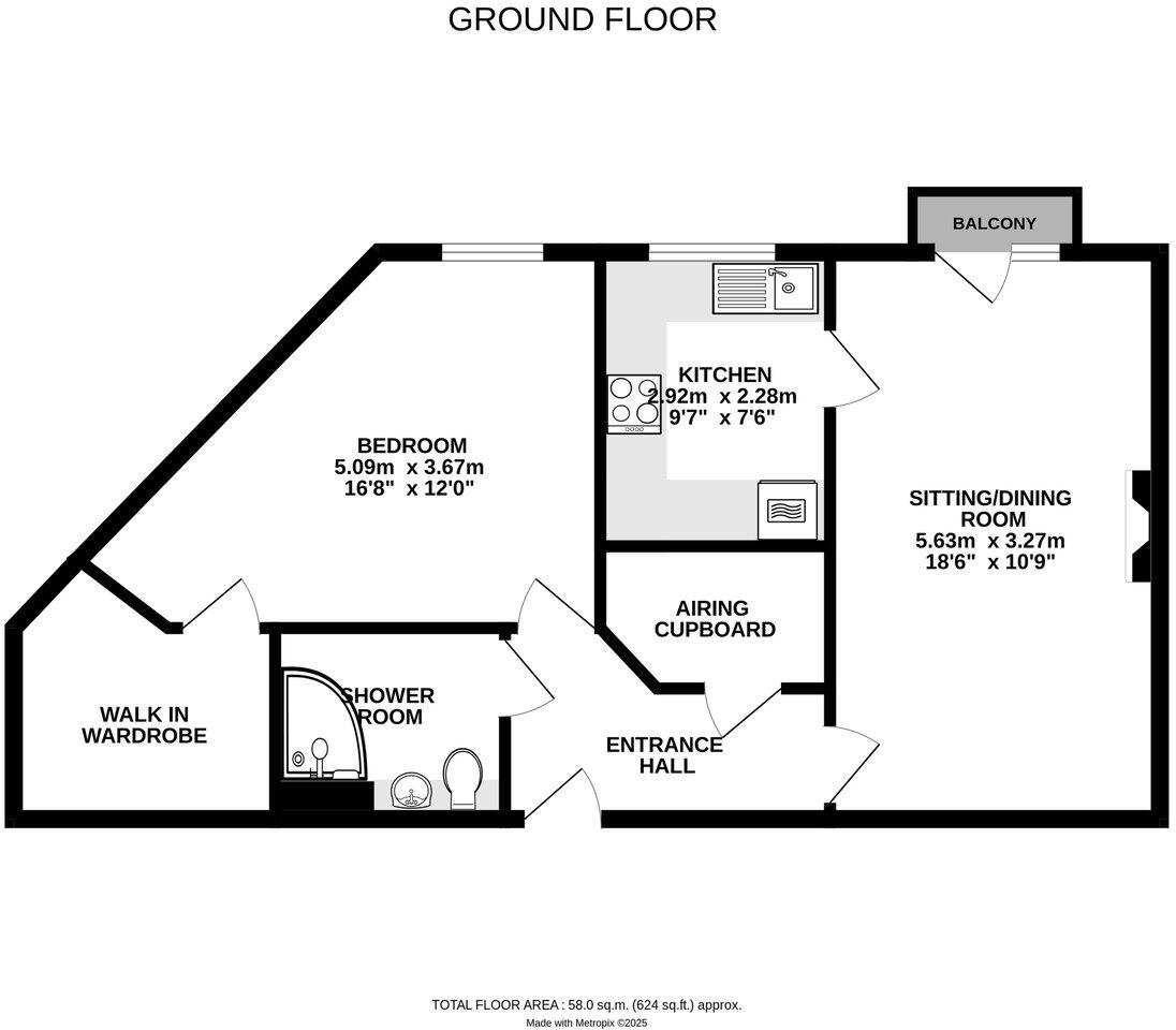 North Close, Lymington, SO41 floorplan