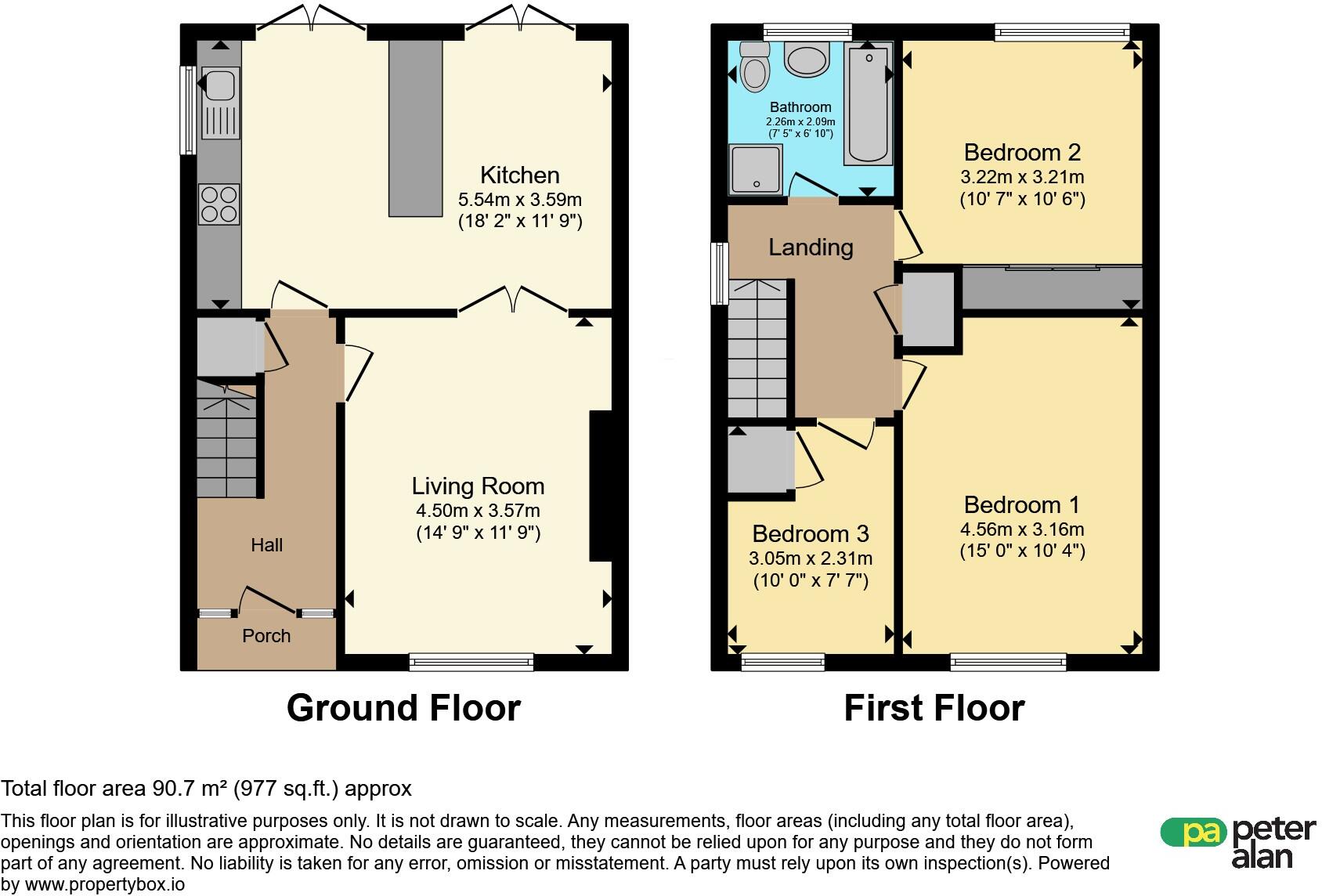 Wolfe Close, Barry floorplan
