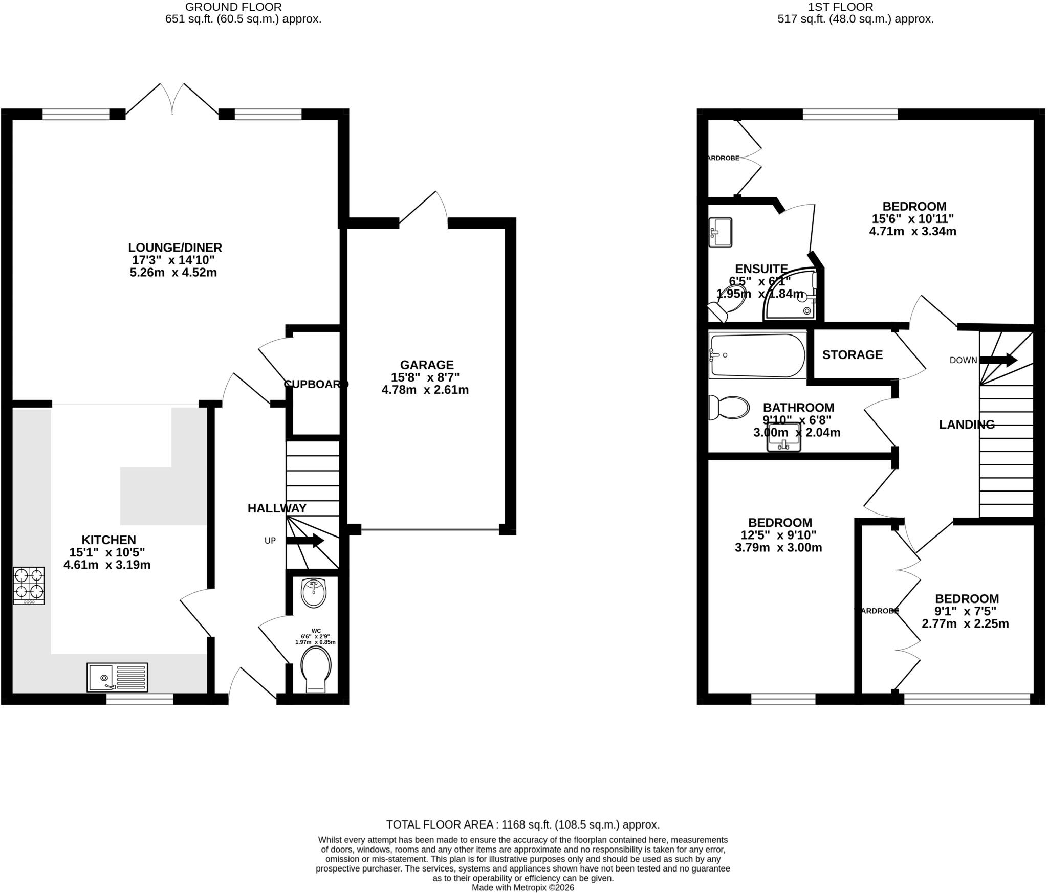 Heron Close, Wheathampstead, St. Albans, Hertfordshire, AL4 floorplan