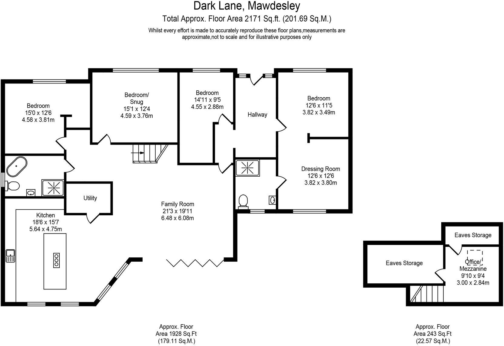 Dark Lane, Mawdesley, L40 floorplan
