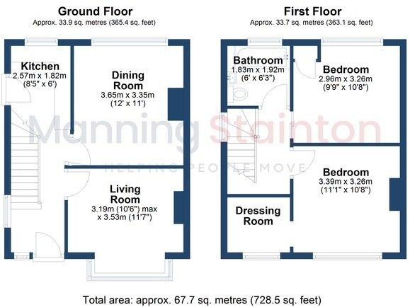 Woodhall Drive, Leeds, West Yorkshire floorplan