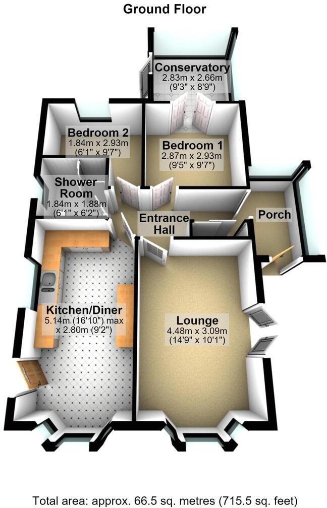 Newfield Drive, Garforth, Leeds floorplan