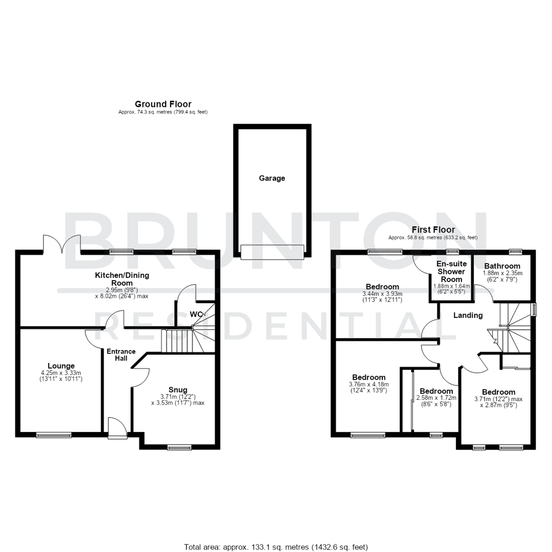 Holburn Walk, Great Park, NE13 floorplan