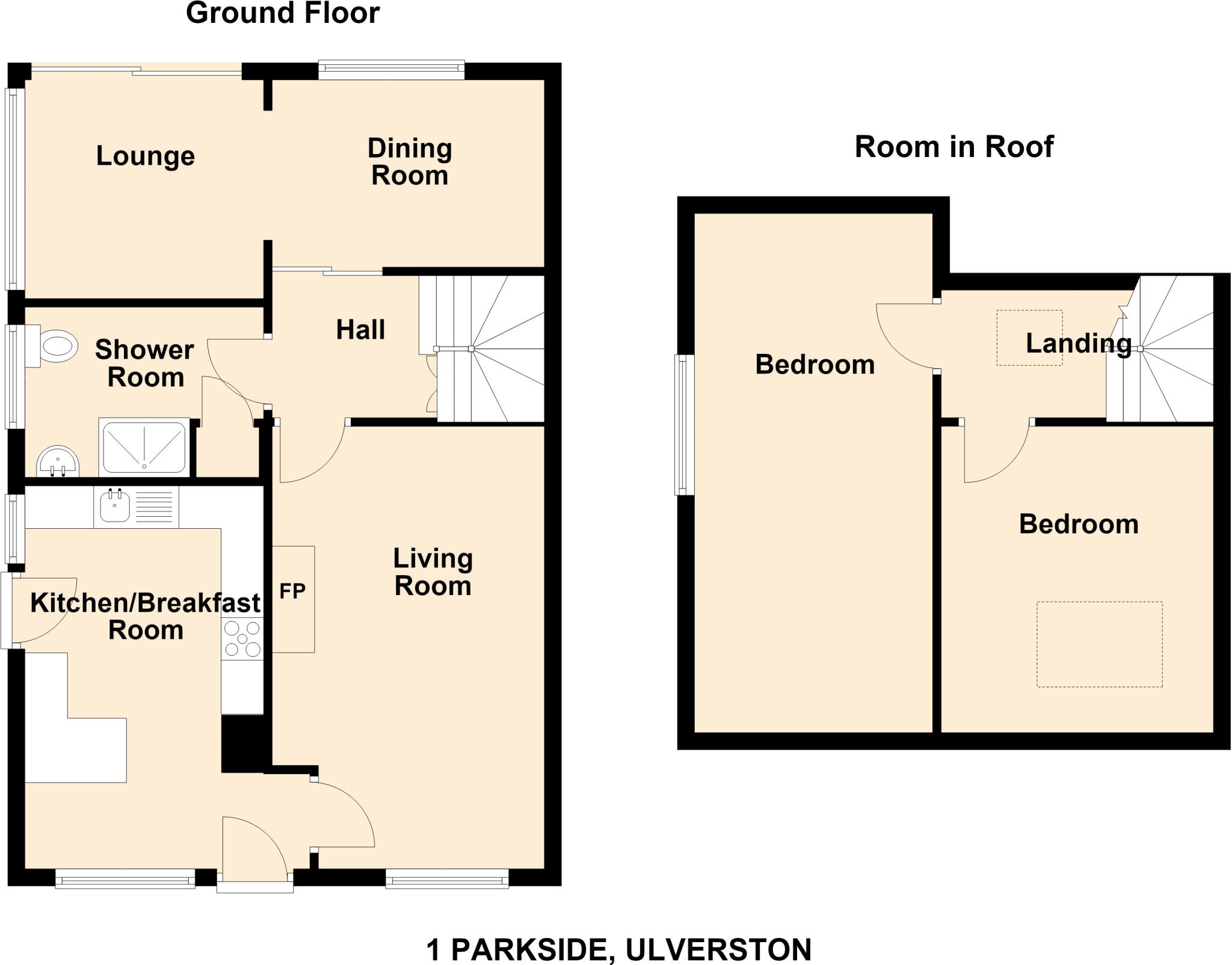Park Side, Swarthmoor, SWARTHMOOR floorplan