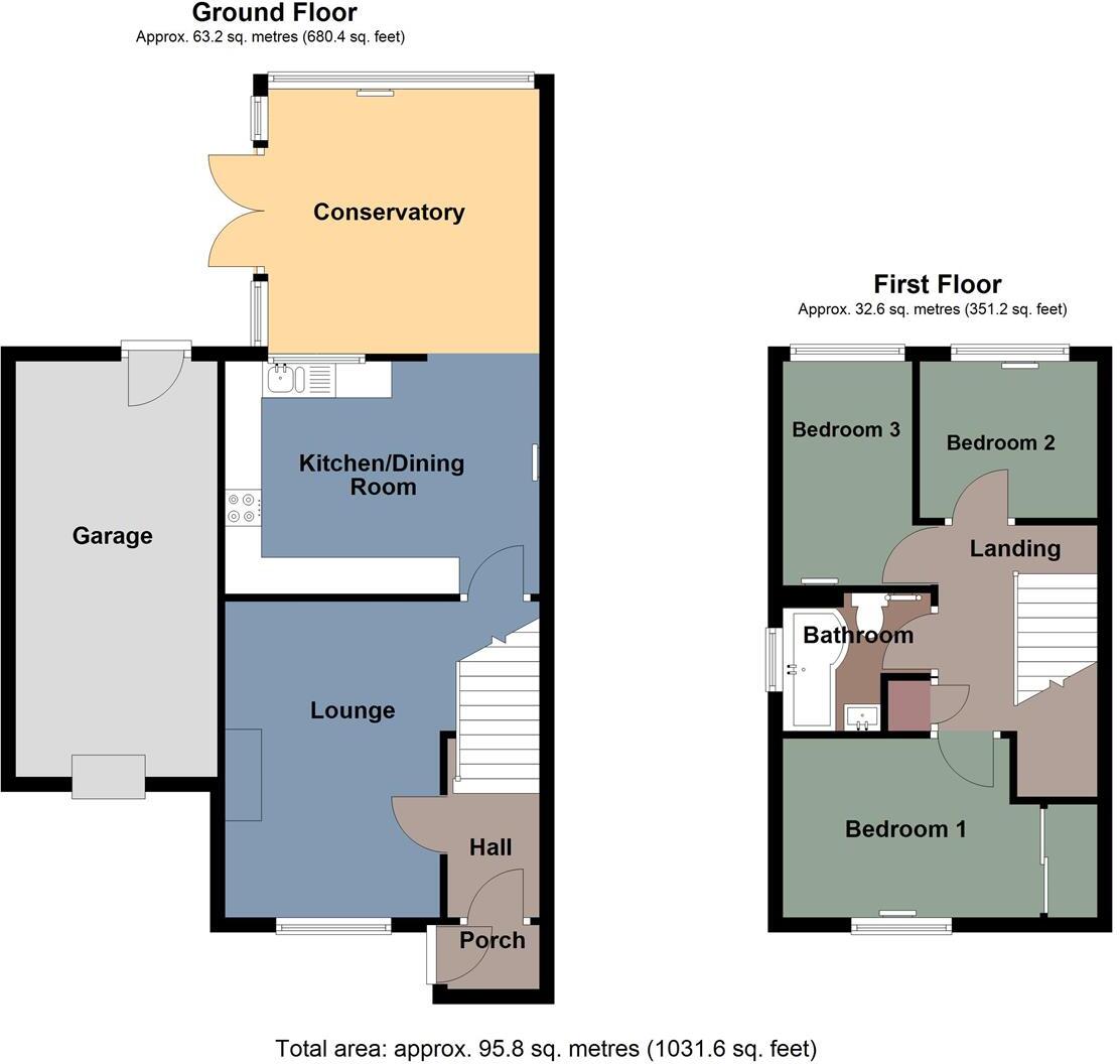 Cwrt Merlyn, Parc Gwernfadog, Morriston, Swansea floorplan