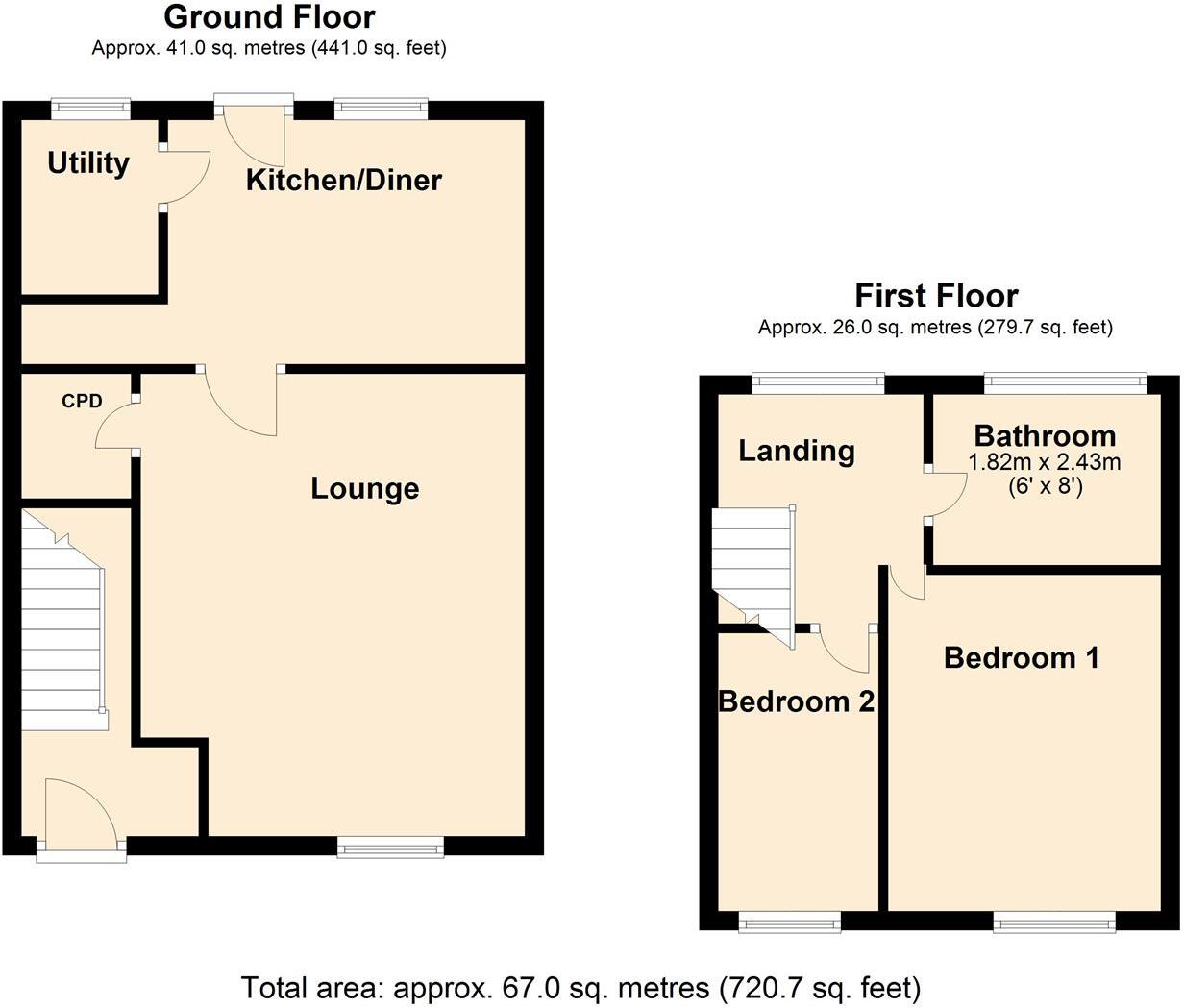 Cleckheaton Road, Oakenshaw, Bradford floorplan