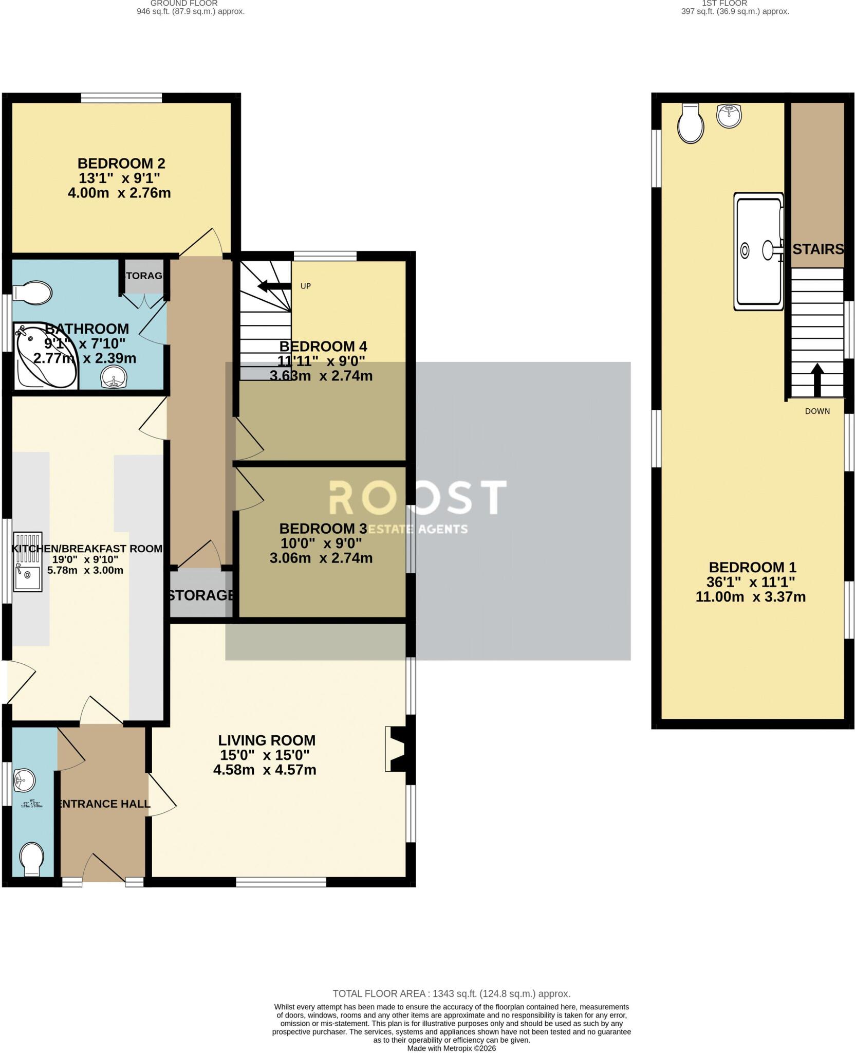 Alderney Way, Immingham floorplan