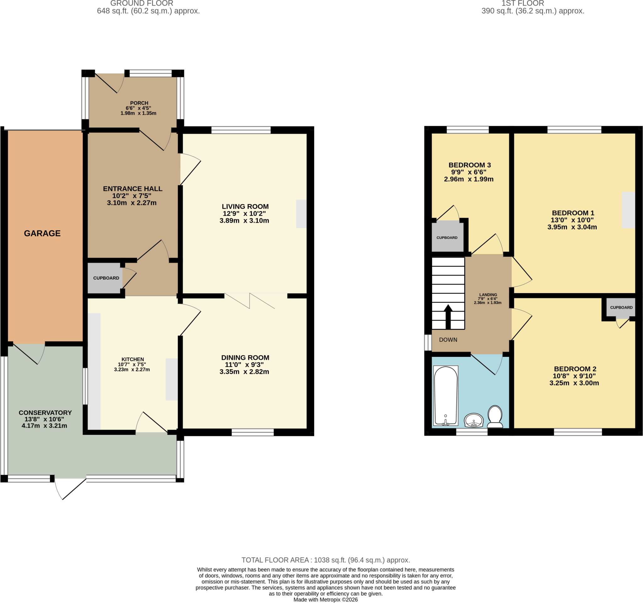 15, Meadow Park, Bideford, Devon, EX39 floorplan
