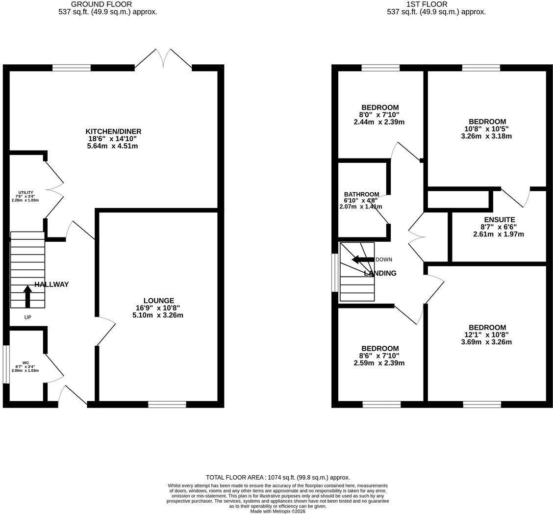 Garner Way, Fleckney floorplan
