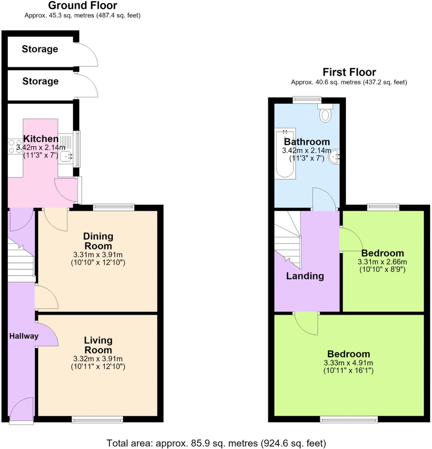 Wrekin Road, Wellington, Telford, Shropshire, TF1 1QZ floorplan