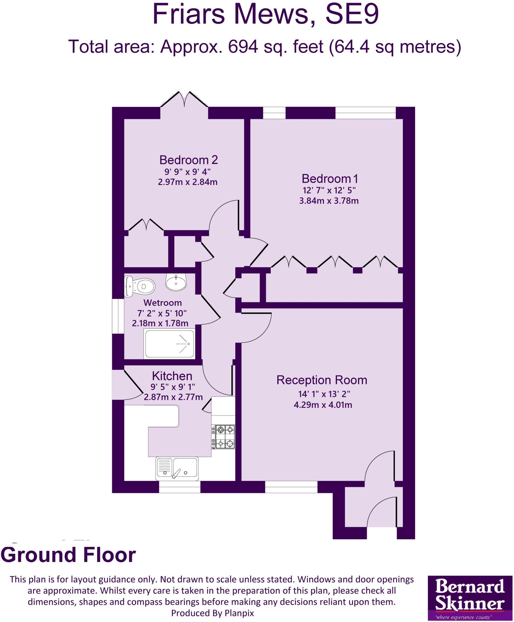 Friars Mews, Eltham SE9 floorplan